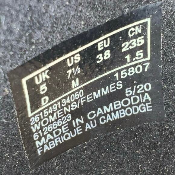 Clarks Emily Amelia Black Leather Loafer Pump Women’s Sz 7.5M Comfort Shoe - Picture 9 of 13